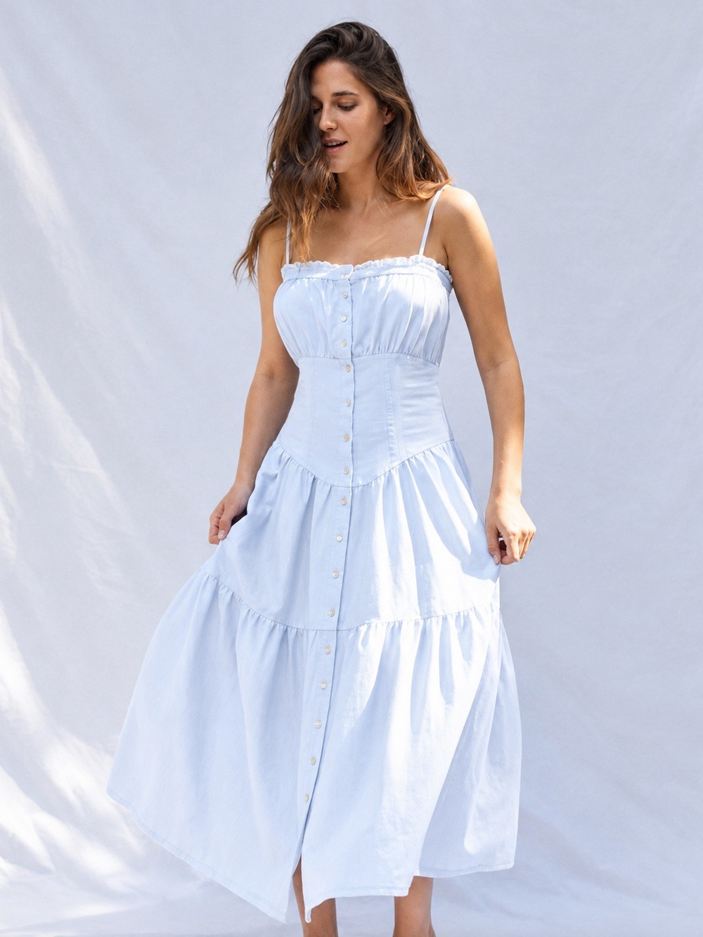 Christy Dawn Lola Dress Blue